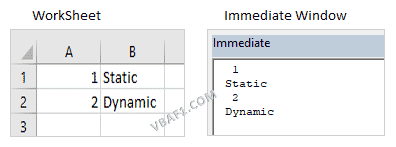 VBA 2 Dimensional Array