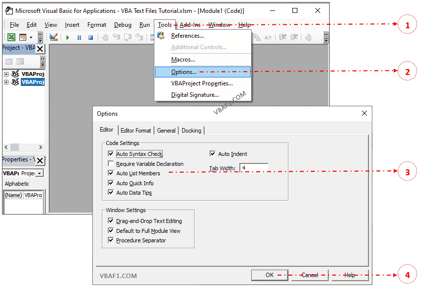 VBA FSO Enable Auto List Members