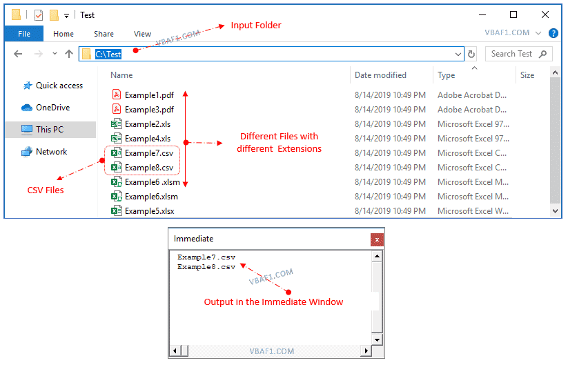 VBA Loop Through all CSV Files in a Folder Example