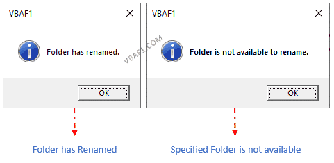 VBA Rename Folder