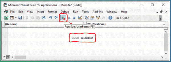 VBE Code Window